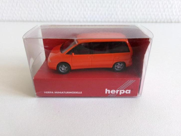 Herpa Peugeot 806 oranje 1:87 / H0 (in ovp), Hobby en Vrije tijd, Modelauto's | 1:87, Zo goed als nieuw, Auto, Herpa, Ophalen of Verzenden