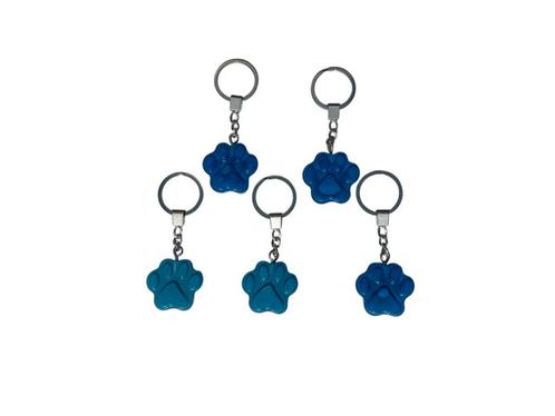 Sleutelhanger blauwe hondenpoot, Verzamelen, Sleutelhangers, Nieuw, Ophalen of Verzenden