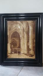 Tegeltableau van Kerkinterieur naar Johannes Bosboom, Ophalen of Verzenden, Schilder- en Tekenkunst