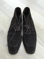 ZGAN: half hoge Suède veter schoenen Floris van Bommel mt 42, Ophalen of Verzenden, Bruin, Zo goed als nieuw, Veterschoenen