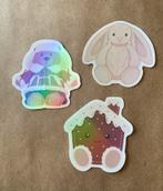 Handgemaakte Jellycat stickers ski club, Ophalen of Verzenden, Nieuw, Meerdere stickers