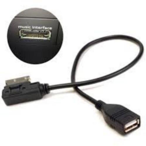 vw volkswagen audi seat skoda mercedes media aux usb adapter, Auto diversen, Autoradio's, Nieuw, Ophalen of Verzenden