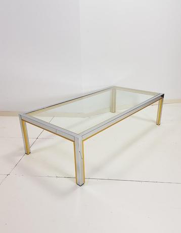 vintage salontafel Renato Zevi messing italië Regency '70 beschikbaar voor biedingen