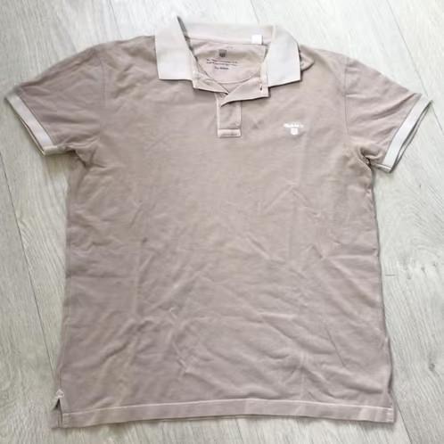 Heren polo shirt maat M van Gant, Kleding | Heren, Polo's, Zo goed als nieuw, Maat 48/50 (M), Blauw, Ophalen of Verzenden