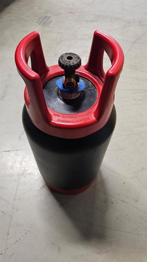 2x Kunststof Gasfles 5kg - Gebruikt, Doe-het-zelf en Verbouw, Overige Doe-het-zelf en Verbouw, Gebruikt, Ophalen of Verzenden