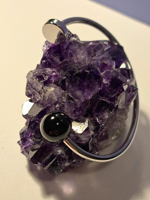 Slavenarmband met bijpassende ring van Calvin Klein, Sieraden, Tassen en Uiterlijk, Armbanden, Zo goed als nieuw, Zilver, Zilver