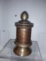 JOODSE VINTAGE  KOPEREN GEBEDSROL in ZEER GOEDE COMPLETE ST, Antiek en Kunst, Ophalen of Verzenden