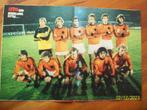 Poster Nederlands Elftal ( Oranje) 1980 uit Eppo, Boek of Tijdschrift, Zo goed als nieuw, Verzenden