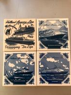 Holland America Line tegel + onderzetters, Verzamelen, Scheepvaart, Ophalen of Verzenden, Zo goed als nieuw, Motorboot