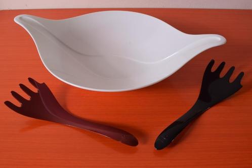 Superleuke grote kunststof Koziol LEAF L+ saladeschaal, Huis en Inrichting, Keuken | Servies, Zo goed als nieuw, Schaal of Schalen