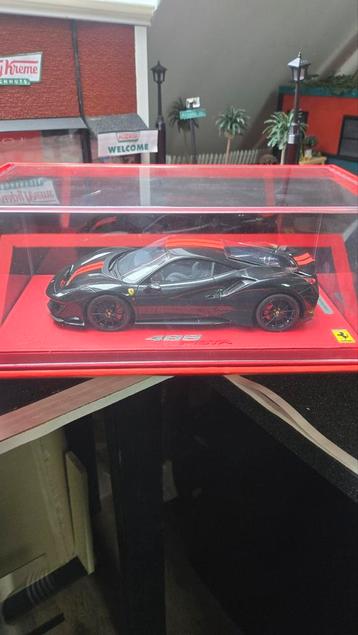 Ferrari 488 Pista Black Daytona Met
 - BBR 1:18 7/12 beschikbaar voor biedingen