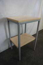 Sidetable, werktafel, hoge tafel, plantentafel, Huis en Inrichting, Tafels | Sidetables, Ophalen, Gebruikt, Minder dan 50 cm, Metaal