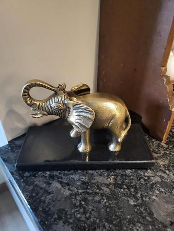 Messing Olifant - Decoratief Beeld beschikbaar voor biedingen