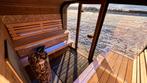 Mooie thermo houten (panorama) sauna's te koop!, Sport en Fitness, Sauna, Ophalen, Fins of Traditioneel, Wellnessandgarden, Nieuw