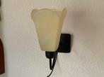 Vintage wandlamp IJsglas, Ophalen of Verzenden