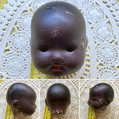 🌿DREAMBABY Pop,”ANTIEK DONKER HOOFDJE”🌿, Antiek en Kunst, Antiek | Speelgoed, Verzenden