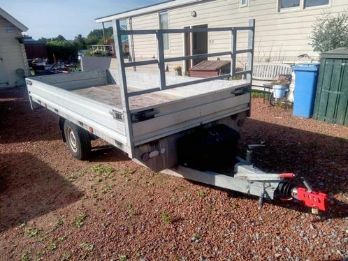 Aanhanger Plateauwagen enkelasser  met kenteken Verdonk, Auto diversen, Aanhangers en Bagagewagens, Gebruikt, Ophalen