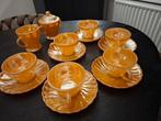 Set Vintage Anchor Hocking Fire King kop en schotels lust, Ophalen of Verzenden