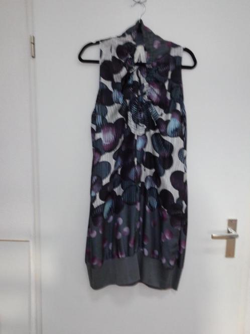 Summum jurk, grijs paars, maat 40 (44). Zijde., Kleding | Dames, Jurken, Zo goed als nieuw, Maat 38/40 (M), Grijs, Knielengte