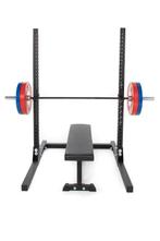 GorillaGrip squat rek met J-hooks staal, Ophalen, Zo goed als nieuw, Rug, Overige typen