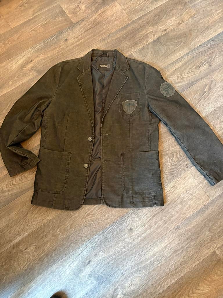 Groene heren colbert maat XL, Ophalen, Zo goed als nieuw, Maat 56/58 (XL), Groen