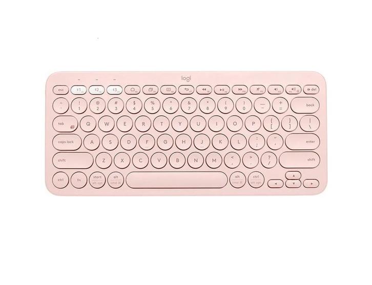 Logitech K380 - Draadloos Toetsenbord - Roze, Computers en Software, Toetsenborden, Nieuw, Qwerty, Draadloos, Ergonomisch, Multimediatoetsen