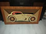 Schilderij Houten Canvas Oldtimer bv Mancave, Ophalen, 125 cm of meer, Schilderij, 50 tot 75 cm
