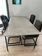 Jysk betonlook eettafel in goede staat, Ophalen, Overige materialen, 200 cm of meer, 50 tot 100 cm