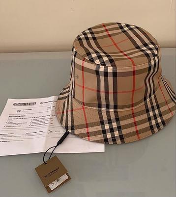 Burberry bucket hoed met ruitdessin/ S /NIEUW beschikbaar voor biedingen