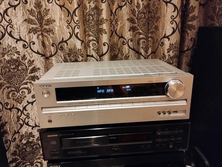 Onkyo TX-SR313 5.1 receiver met afstandsbediening, Audio, Tv en Foto, Versterkers en Receivers, Gebruikt, 5.1, Onkyo, Ophalen