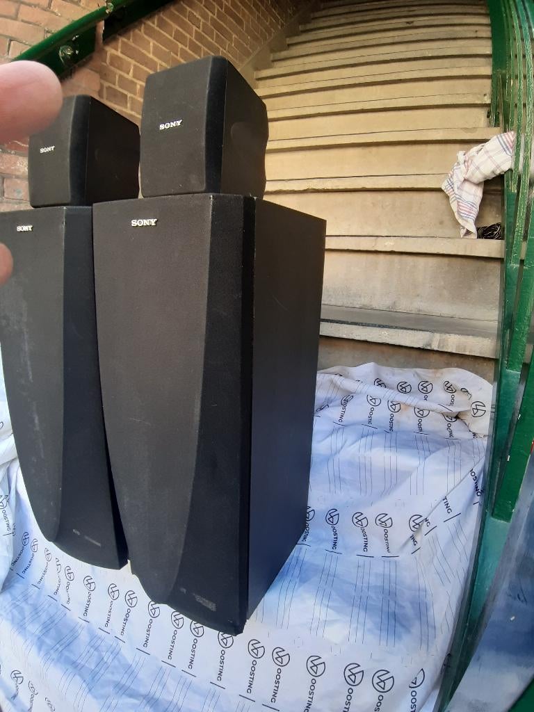 Sony luidspeakersystem type SS-A600 en SS-SR12 100 en 70, Audio, Tv en Foto, Luidsprekers, Ophalen, Gebruikt, Sony, 120 watt of meer