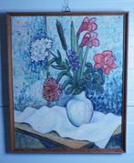 Gödi Vass - Expressief Schilderij op Hout, Ophalen