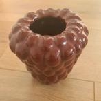 Bloempot bordeauxrood - aardbei vorm, Tuin en Terras, Bloempotten, Ophalen of Verzenden, Rond, Minder dan 25 cm