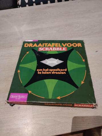 Draaibare Scrabble Tafel - Vintage Spear Spellen beschikbaar voor biedingen