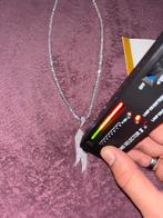 Moissanite silver 925 wings pendant, Ophalen of Verzenden, Nieuw, Zilver