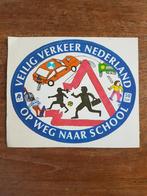 Sticker Veilig Verkeer Nederland: Op weg naar school, Ophalen of Verzenden, Zo goed als nieuw