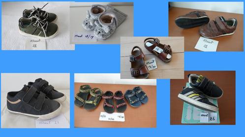 meerdere maten leren schoentjes  maat 22 t/m 27  en teva's, Kinderen en Baby's, Babykleding | Schoentjes en Sokjes, Zo goed als nieuw