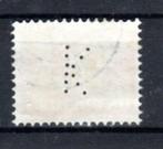 NEDERLAND : 1924 : Perfin &@  K  @& on Y.134., Ophalen of Verzenden, Gestempeld