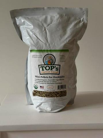 Top’s parrot food mini pellets beschikbaar voor biedingen