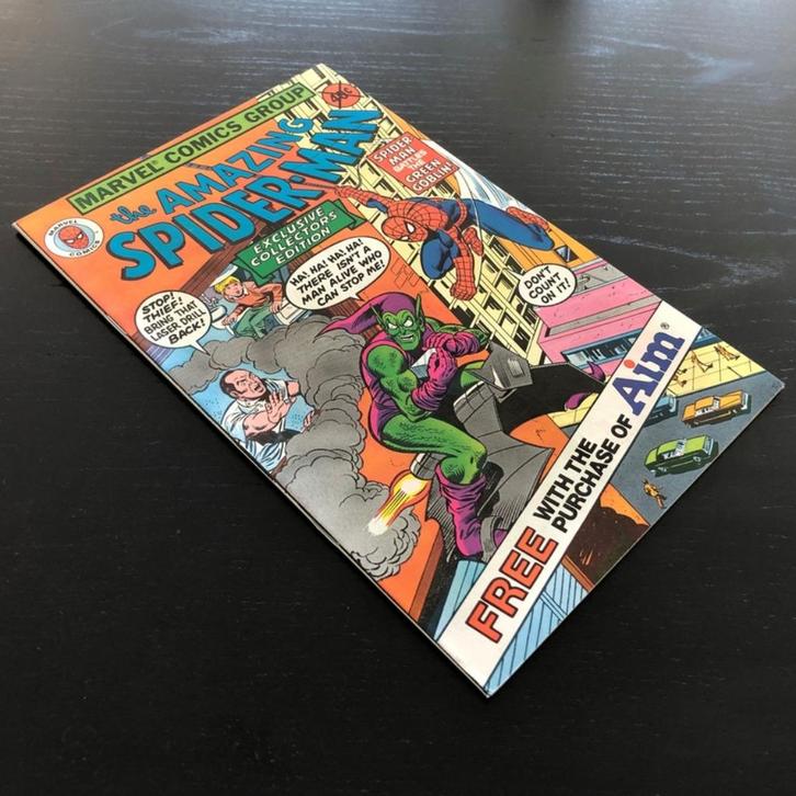 Amazing Spider-Man: Aim Toothpaste Exclusive C.E. #1 (1980), Boeken, Strips | Comics, Zo goed als nieuw, Eén comic, Amerika, Ophalen of Verzenden