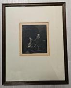 Rembrandt the flight into egypt (kopie ets), Antiek en Kunst, Ophalen