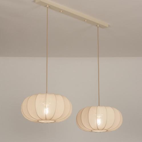 japandi stijl hanglamp beige bar tafel eettafel lampion lamp, Huis en Inrichting, Lampen | Hanglampen, Nieuw, Minder dan 50 cm
