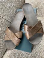 Via Vai leren slippers maat 39 boa rosé goud, Overige kleuren, Ophalen of Verzenden, Gedragen, Via Vai