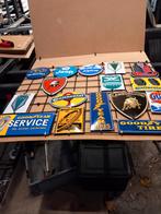 Super mooie emaile bordjes div merken div maten 12.50 p stuk, Ophalen of Verzenden, Zo goed als nieuw, Reclamebord