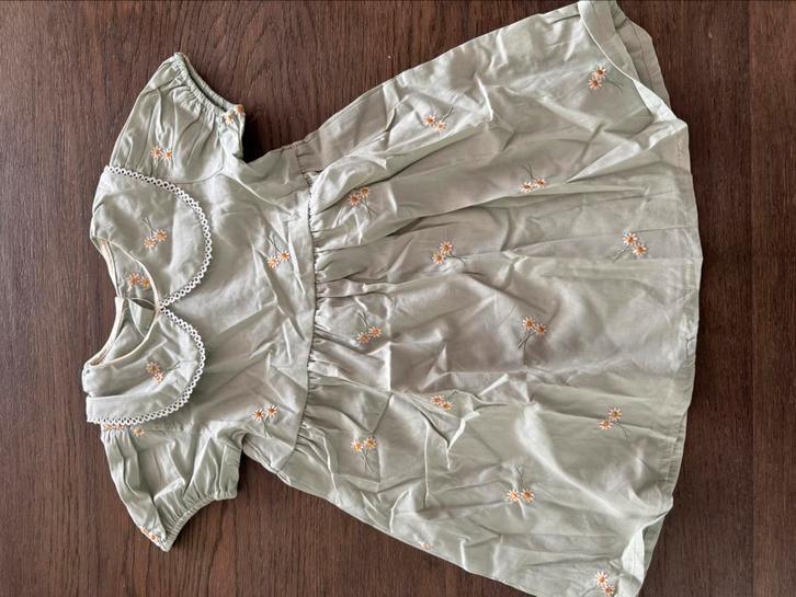 Babyjurkje met romper – met borduursel & kanten kraag, Kinderen en Baby's, Babykleding | Overige, Nieuw, Meisje, Ophalen of Verzenden