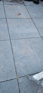 Natuursteen 80x80x3cm ruim 30m2, Ophalen, Gebruikt, Terrastegels, Natuursteen