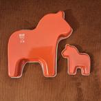 Dala horse bakblikken set IKEA Drommar paard vintage, Ophalen of Verzenden, Zo goed als nieuw, Taarten of Cupcakes, Versiering