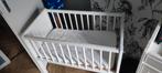 Babybedje met matras - Ledikant, Ophalen of Verzenden, Gebruikt, Ledikant
