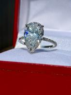 Gouden ring met VS1 diamant 5.24ct, IGI certificaat! nieuw!, Sieraden, Tassen en Uiterlijk, Ringen, Nieuw, Ophalen of Verzenden