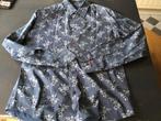Hans Ubbink overhemd maat L, Blauw, Hans Ubbink, Ophalen of Verzenden, Zo goed als nieuw